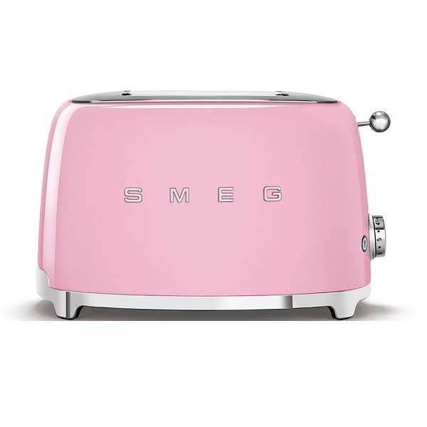Máy nướng bánh mì Smeg TSF02PGEU 535.43.660 màu hồng
