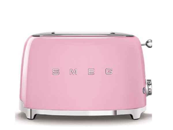 Máy nướng bánh mì Smeg TSF02PGEU 535.43.660 màu hồng